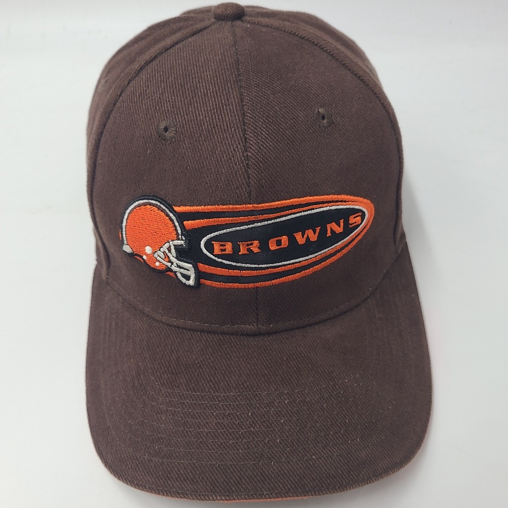 Vintage Cleveland Browns Hat Adjustable Drew Pearson Brown Orange NFL Football